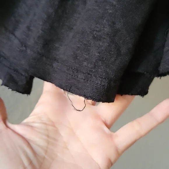 Free People Oversized Black shirt Fits S M L XL - Picture 3 of 8